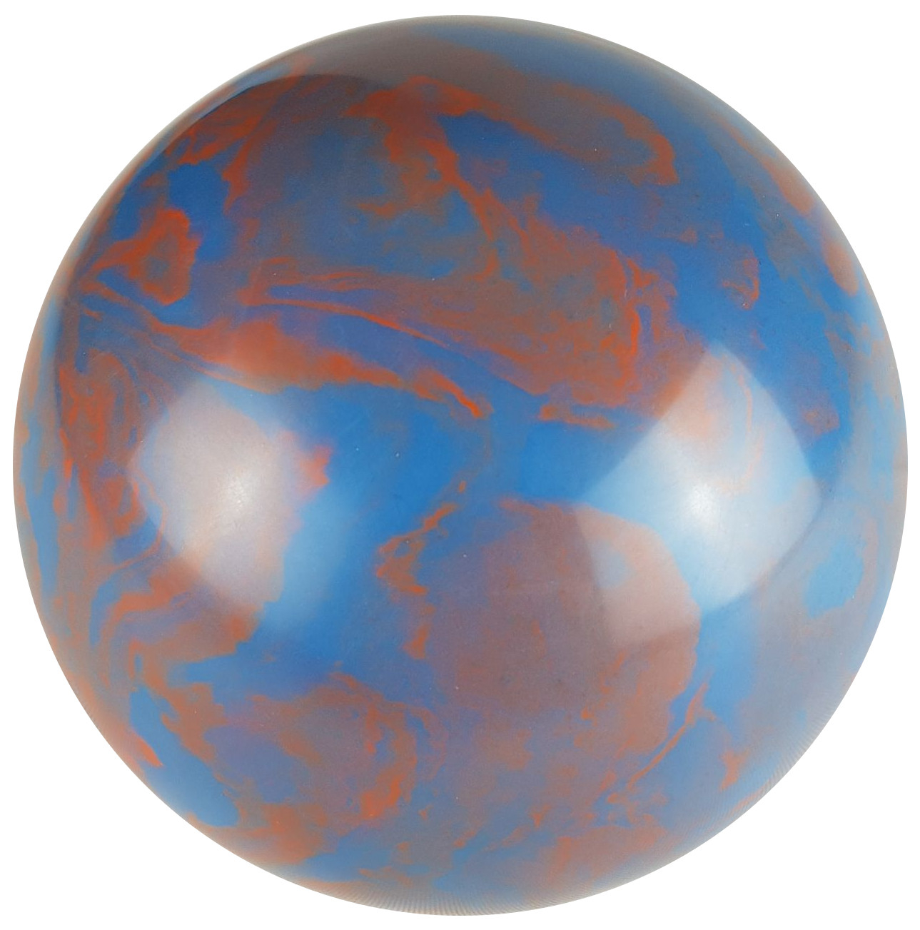 Lochkugel 140mm blau/orange marmoriert  TYP WINNER