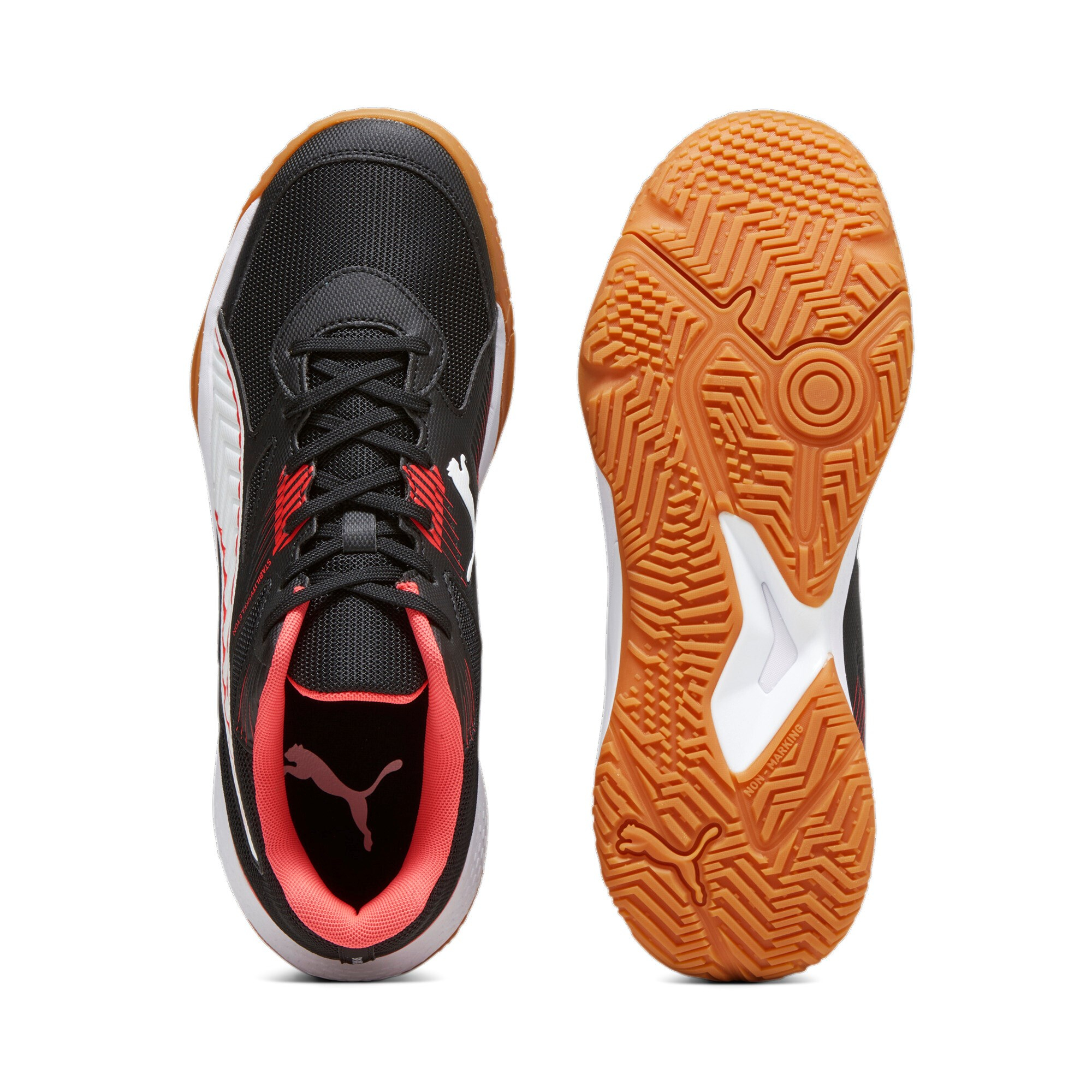 Puma Solarflash II black-Fire orchid-white-gum