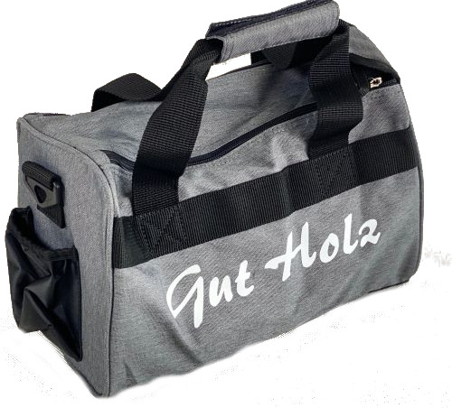 Kugeltasche Jeans-grau für zwei Kugeln TYP WINNER Double SMALL