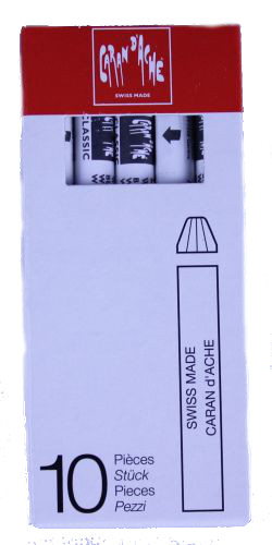 Mal- und Zeichenkreide weiß für Plexiglastafeln ( 10 Stück )