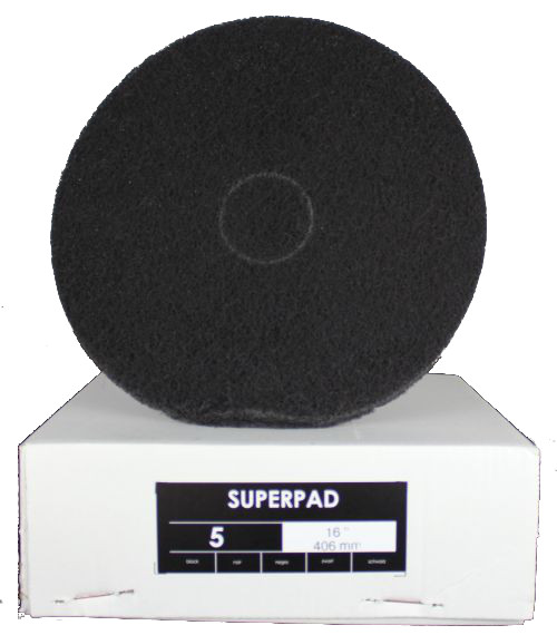 SUPER - PAD Scheiben schwarz ø41cm 5 Stück
