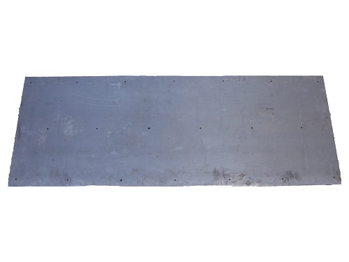 Kautschukbelag auf 2mm Metallplatte zur einfach Montage 50x135cm