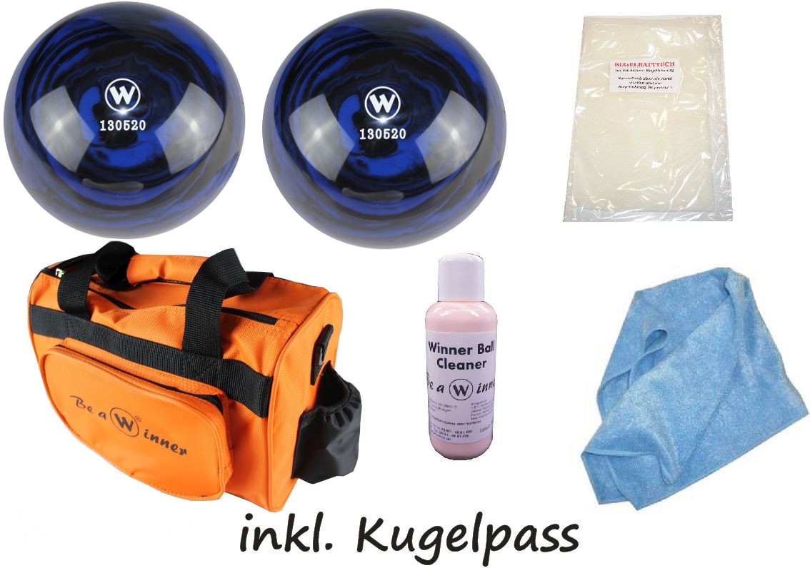 Sportkegler Kugelset Vollkugel 140mm U14-Jugendkugeln