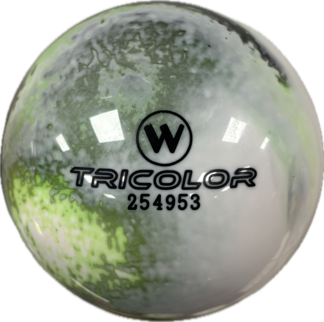 Vollkugel 160mm TRICOLOR grün/weiss/schwarz marmoriert TYP WINNER