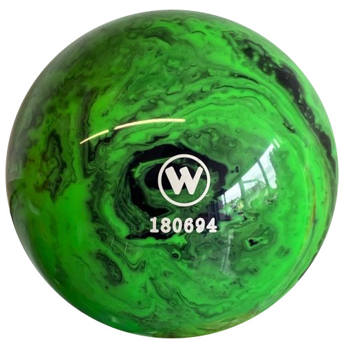 Vollkugel 140mm neongrün/schwarz marmoriert TYP WINNER