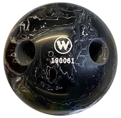 Lochkugel 160mm schwarz/weiss marmoriert  TYP WINNER