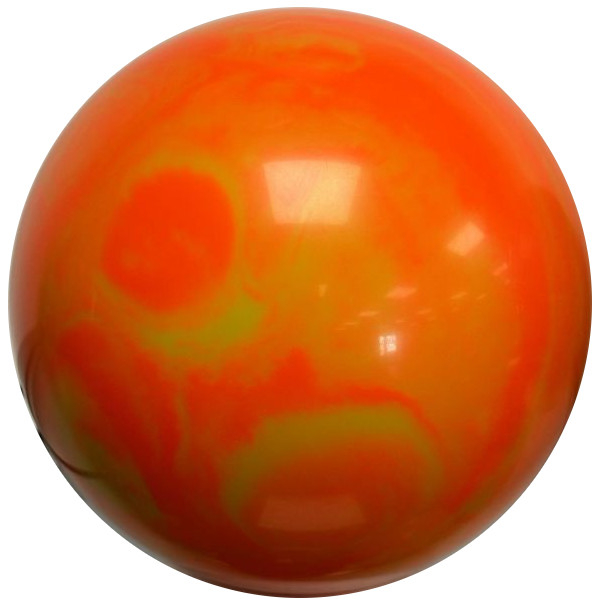 Lochkugel 140mm gelb/orange marmoriert  TYP WINNER