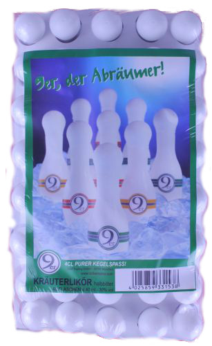 1 Display a 40 Flaschen Kräuterlikör Strikemaker (je 4cl Inhalt)