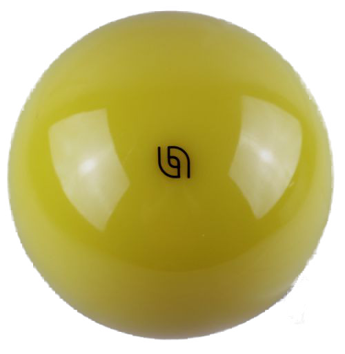 Vollkugel 120mm gelb TYP Aramith