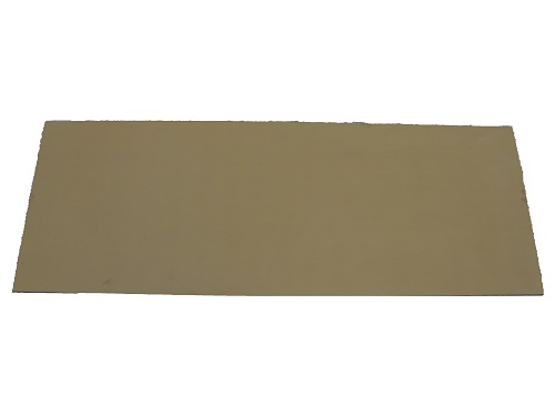 Kautschukbelag auf 2mm Metallplatte zur einfach Montage 50x135cm