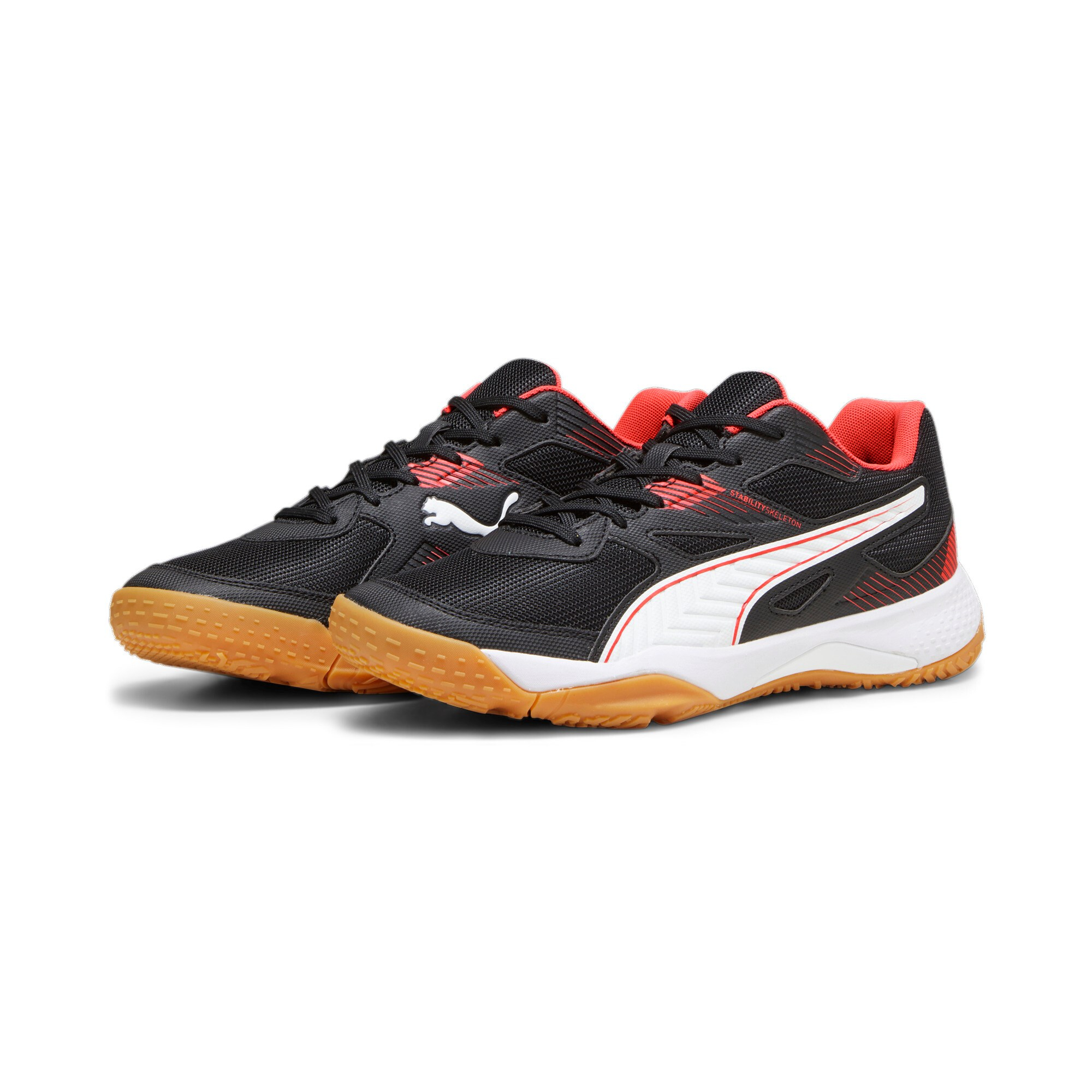 Puma Solarflash II black-Fire orchid-white-gum