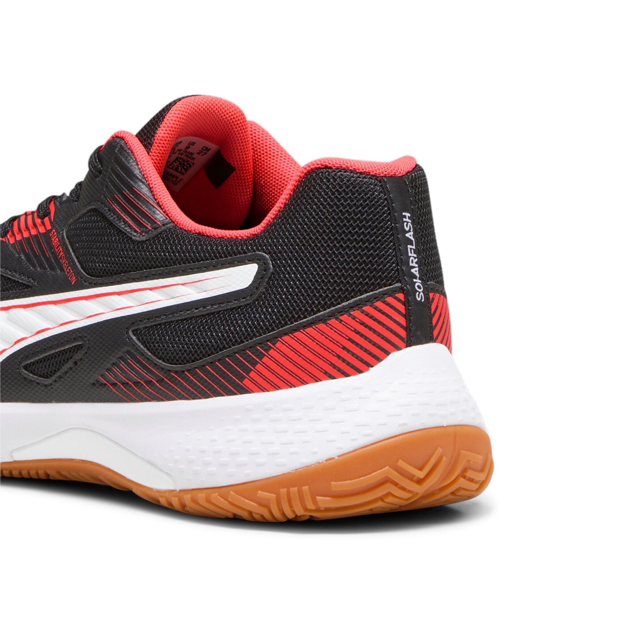 Puma Solarflash II black-Fire orchid-white-gum