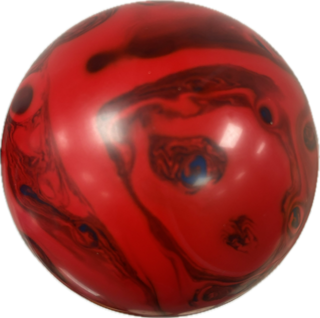 Lochkugel 160mm blau/rot marmoriert  TYP WINNER