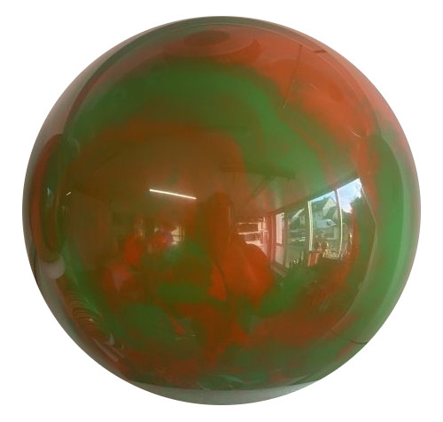 Vollkugel 140mm neongrün/orange marmoriert TYP WINNER