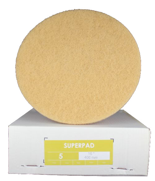 SUPER - PAD Scheiben beige ø51cm 5 Stück