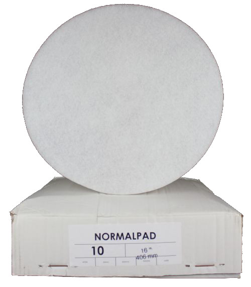 Normal - PAD Scheiben weiss ø41cm 10 Stück
