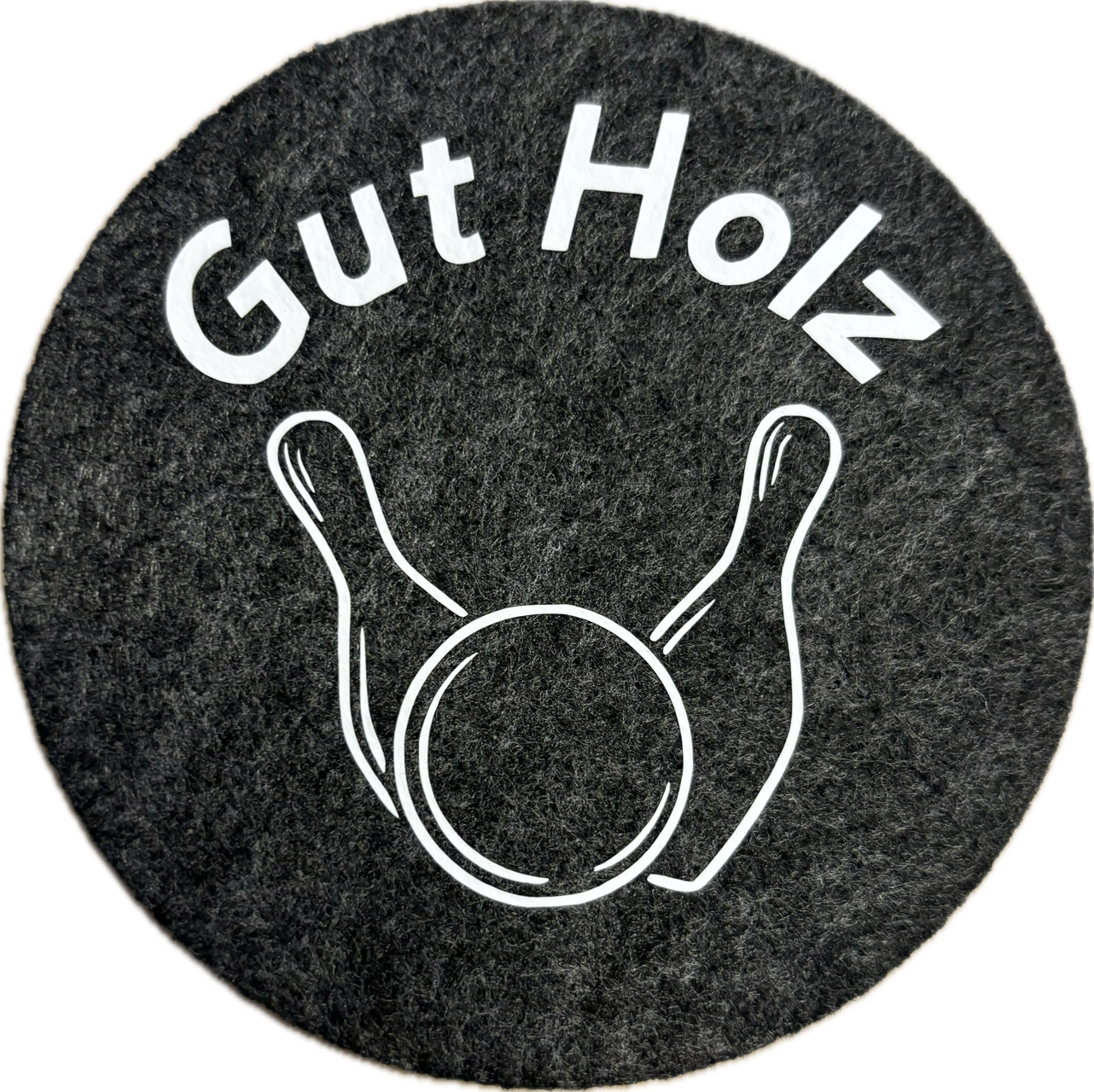 Glasuntersetzer Gut Holz