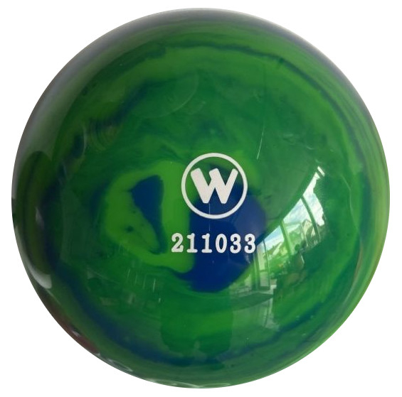 Vollkugel 150mm blau/grün marmoriert TYP WINNER