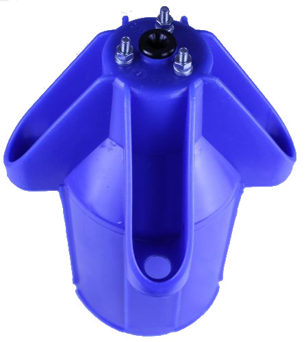 Zentrierglocke Funk Spellmann blau mit Führungsbüchse