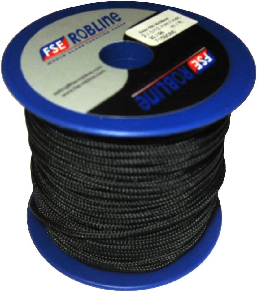 Kegelstellseil GEWACHST 5,3mm FSE  Spule 50m schwarz