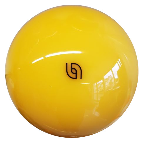 Vollkugel 140mm gelb TYP Aramith