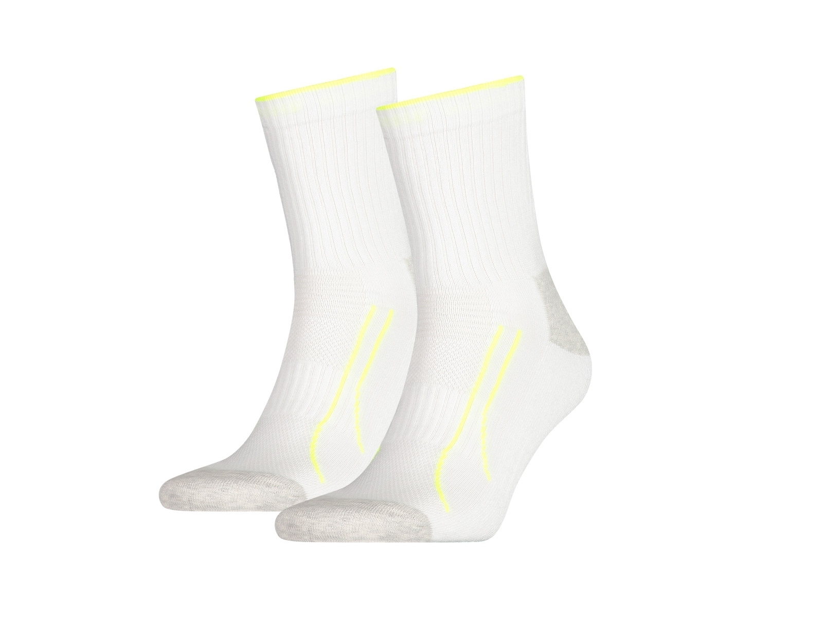 Puma Socken 261010001 2er Pack weiß/neon