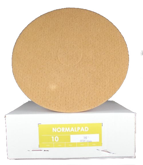 Normal - PAD Scheiben beige ø51cm 10 Stück