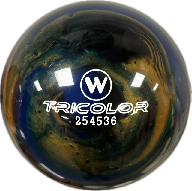 Vollkugel 160mm TRICOLOR blau/schwarz/gold marmoriert TYP WINNER