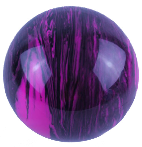 Vollkugel 160mm fuchsia/schwarz marmoriert   TYP WINNER