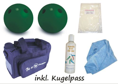 Sportkegler Kugelset Lochkugel 160mm Aramith TOP