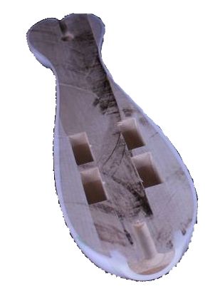 1 Stück Kegel Winner "Hurricane one" weiss Holzkernkegel ohne Zentrierkugel