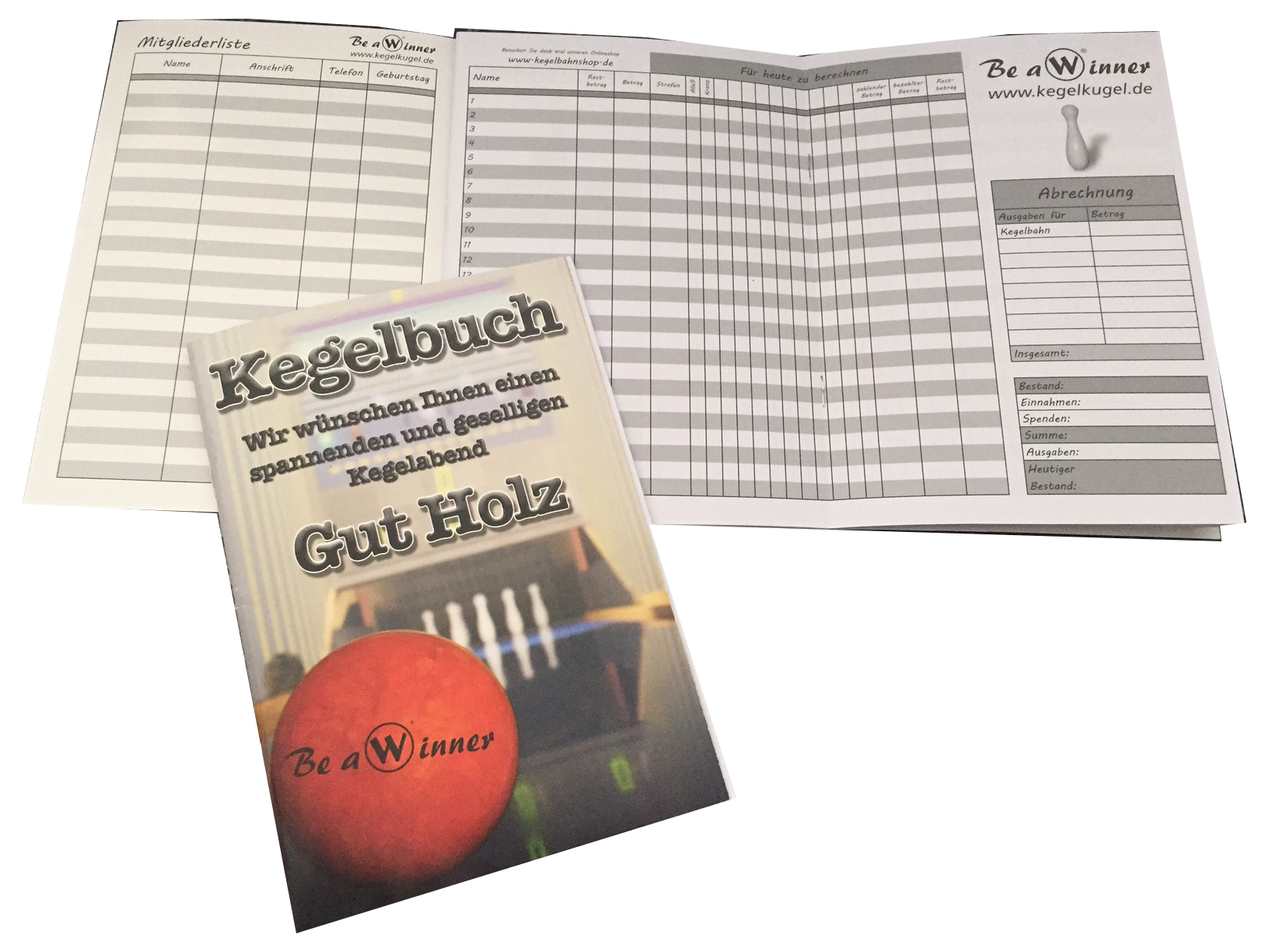 Kegelkassenbuch ( Kegelkladde )