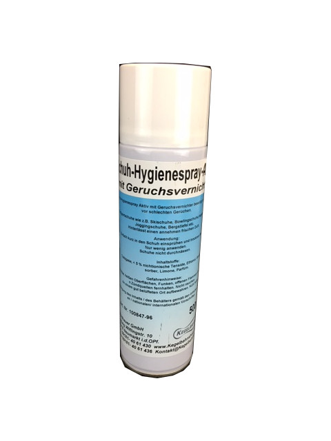 Bowling/Boulder-Schuhspray Hygienespray Active 500ml Dose