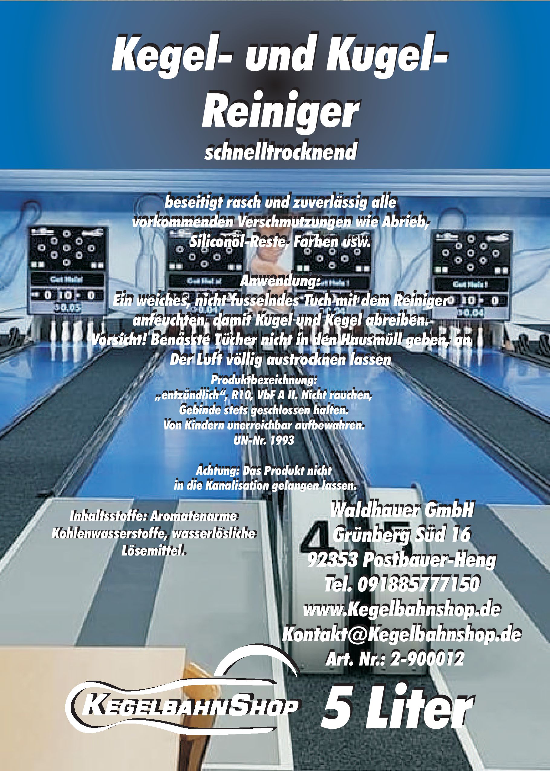 Kugel-Kegelreiniger 5 Liter