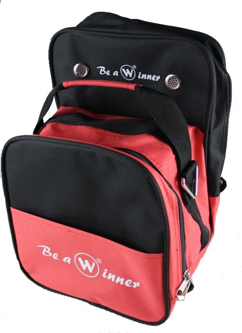 Kugeltasche Winner Compact schwarz/rot