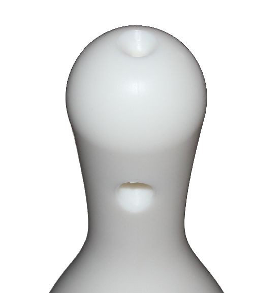 Mini Bowling Pins gebohrt Vollkunststoff 1 Stück