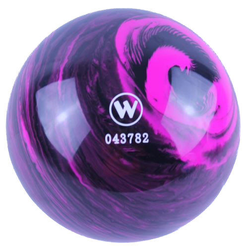 Vollkugel 160mm fuchsia/schwarz marmoriert   TYP WINNER