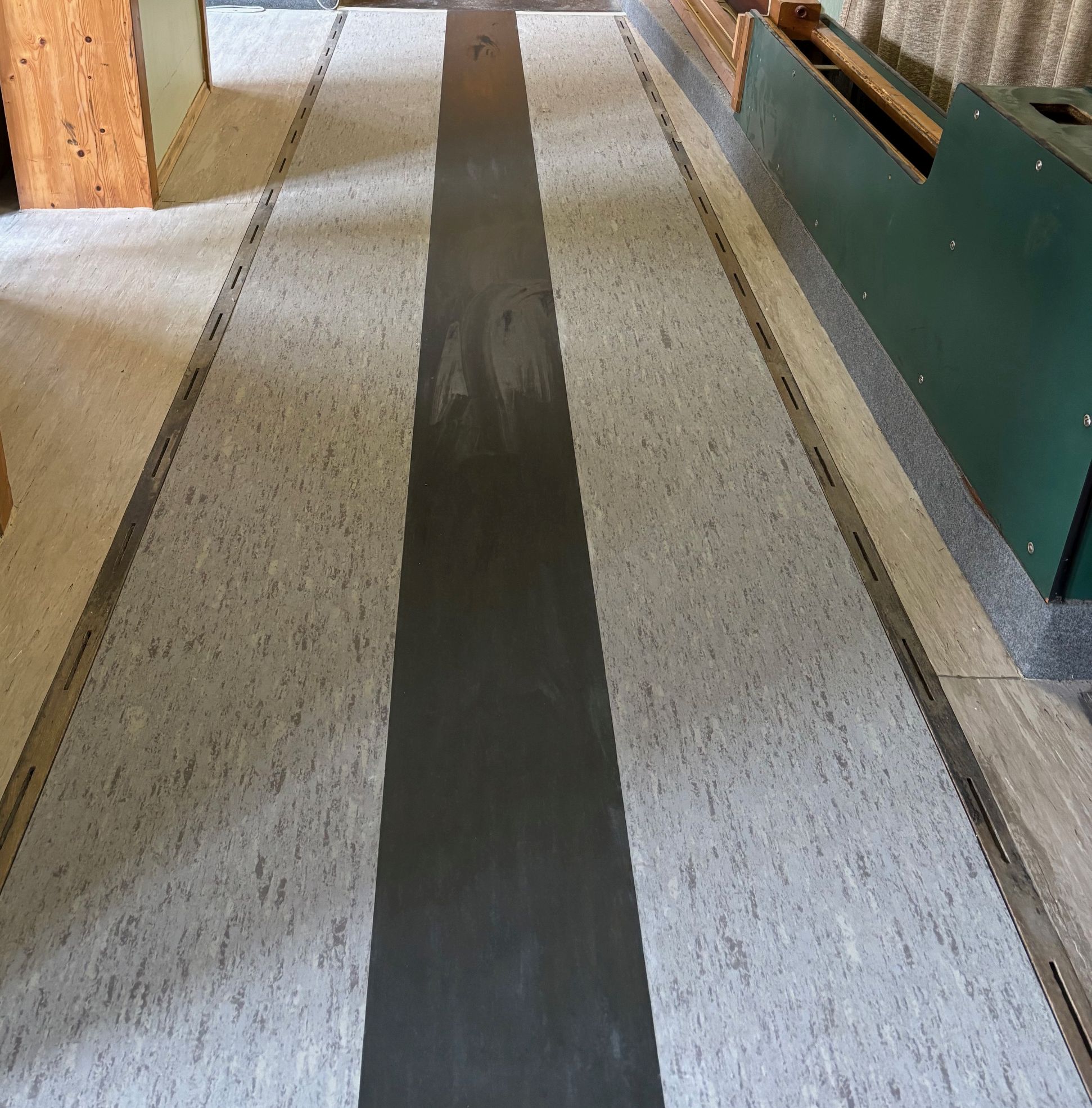 Anlauflinoleum Linosport 0.625m x 6.55m x 4mm aluminium (mittelgrau)